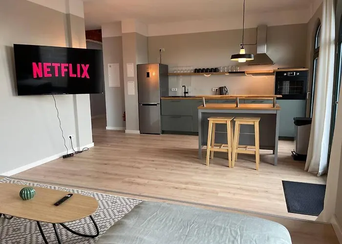 Lägenhet Loft 7 15min Hbf 2br Smart Tv Wifi Leipzig
